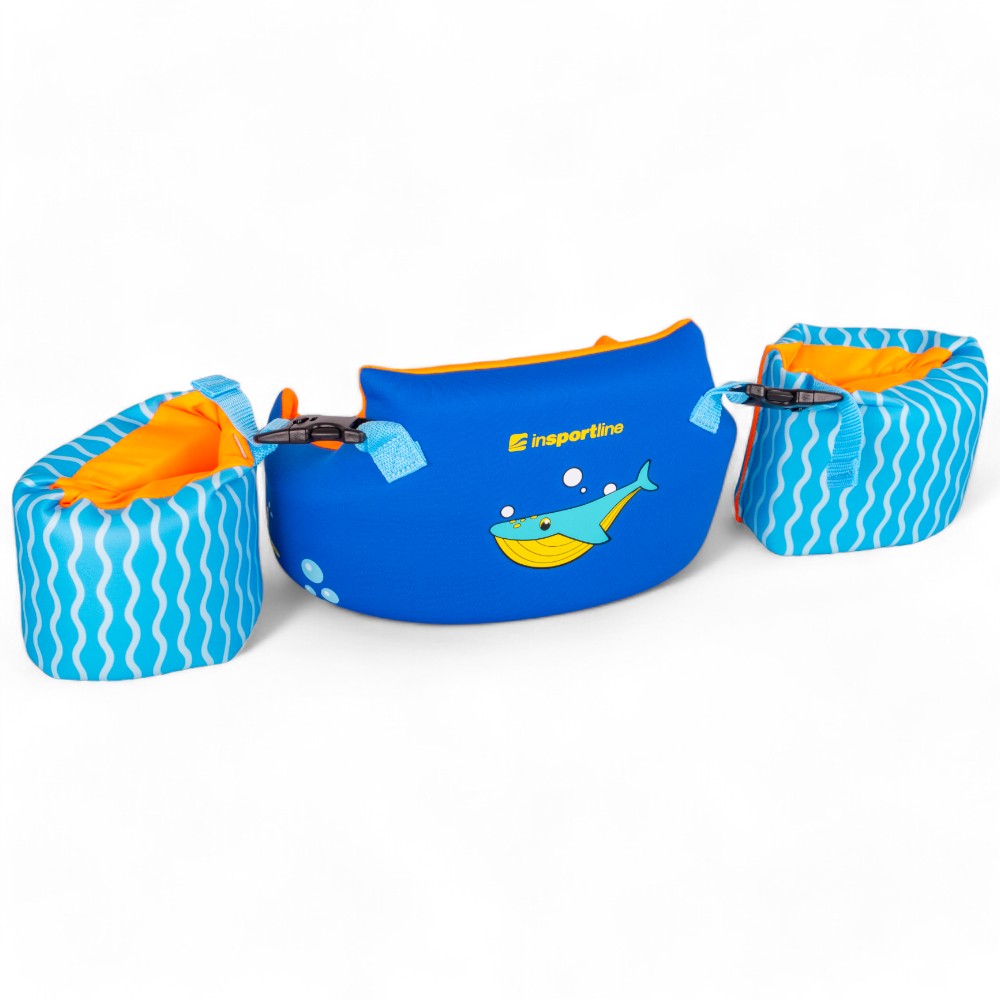 Dětský plovací top s rukávky 2v1 inSPORTline Banarito  modrá