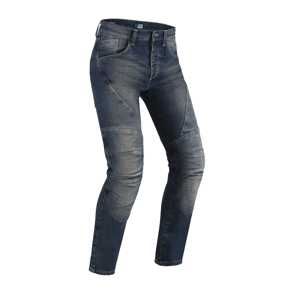 Pánské moto jeansy PMJ Dallas CE  modrá  38 - modrá