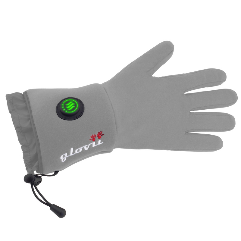 Univerzální vyhřívané rukavice Glovii GL  bílá  L-XL - bílá