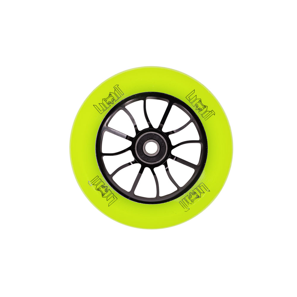 Kolečka LMT S Wheel 110 mm s ABEC 9 ložisky  černo-zelená - černo,zelená