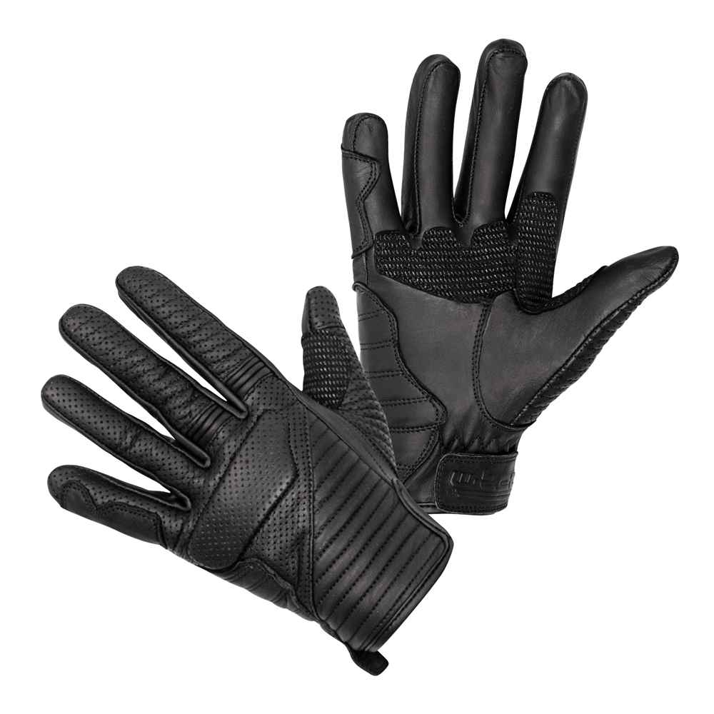 Kožené moto rukavice W-TEC Brillanta  černá  XXL - černá