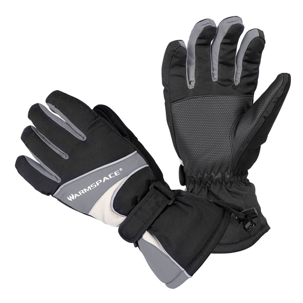 Univerzální vyhřívané rukavice W-TEC Boubin  šedá  XL - šedá