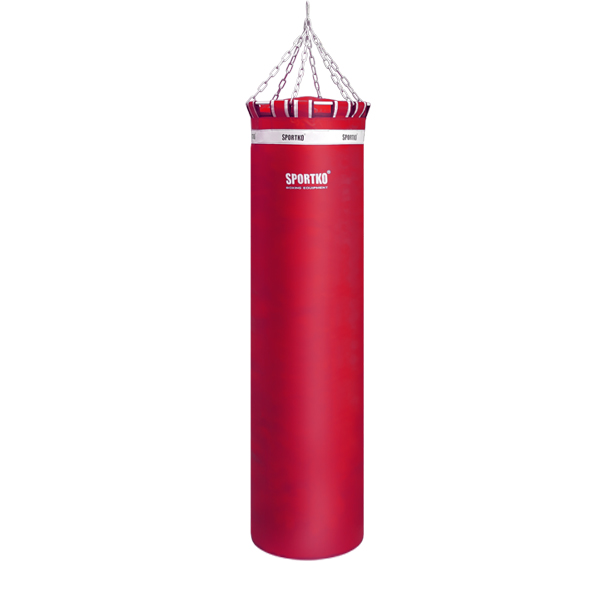Boxovací pytel SportKO MP01 45x180 cm  červená - červená