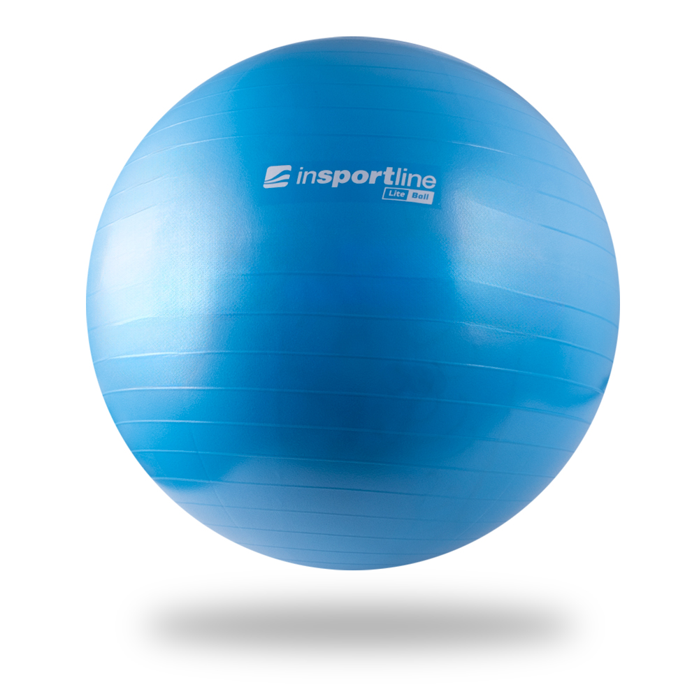 Gymnastický míč inSPORTline Lite Ball 55 cm  modrá - modrá