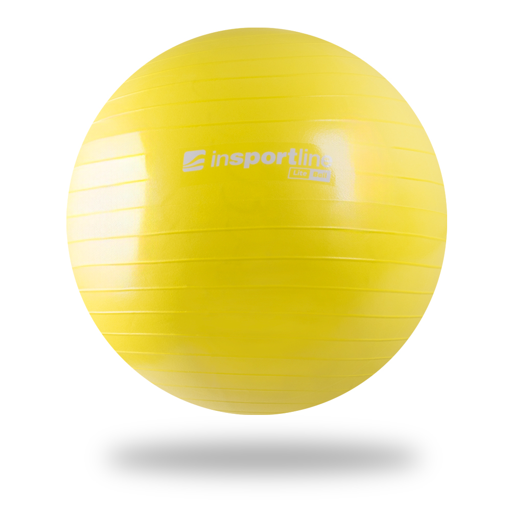 Gymnastický míč inSPORTline Lite Ball 45 cm žlutá