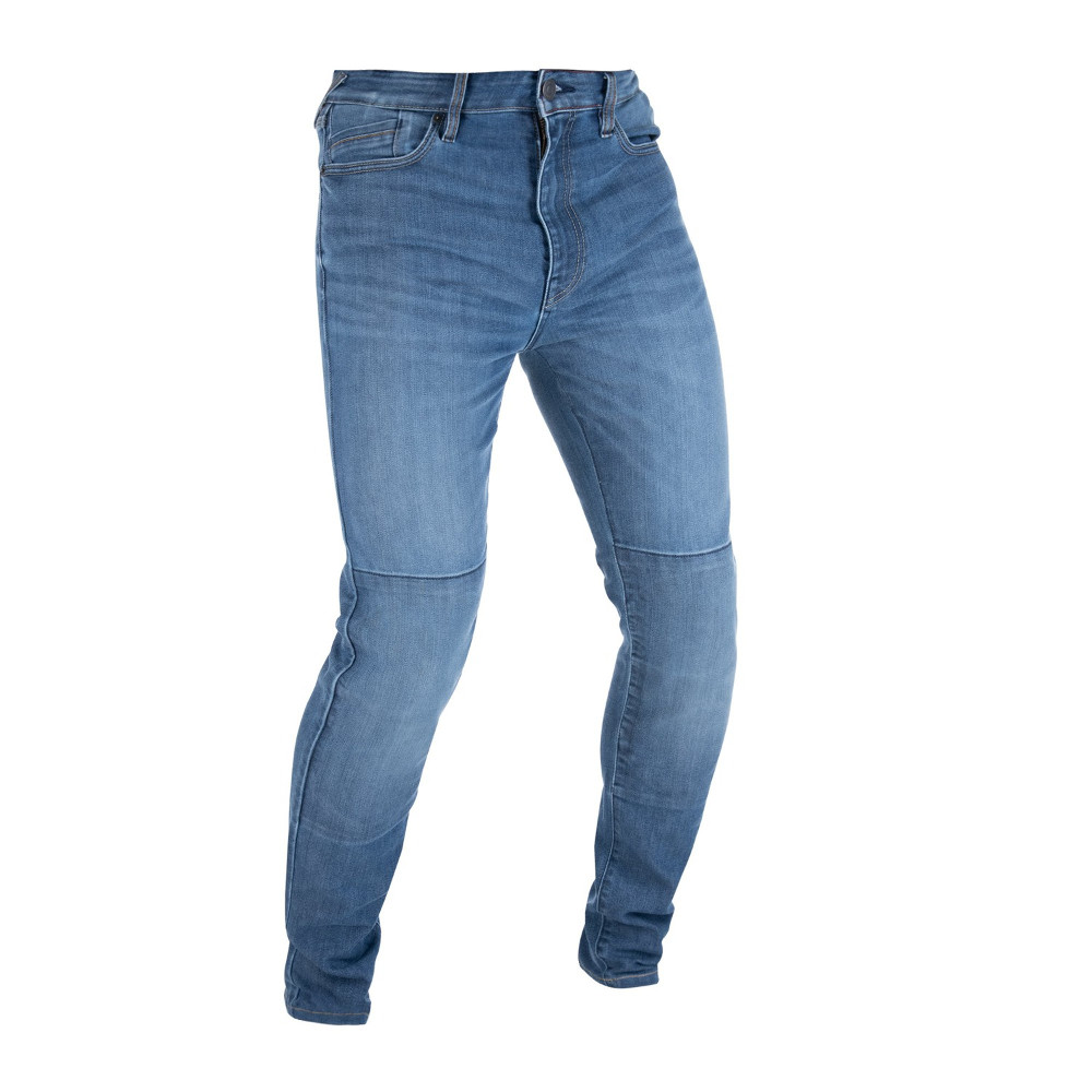 Pánské moto kalhoty Oxford Original Approved Jeans CE Slim Fit sepraná světle modrá 34/30
