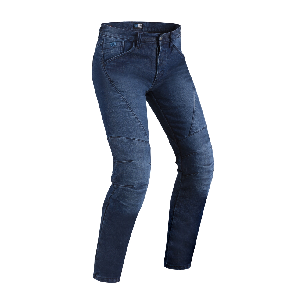 Pánské moto jeansy PMJ Titanium CE  42  modrá - modrá