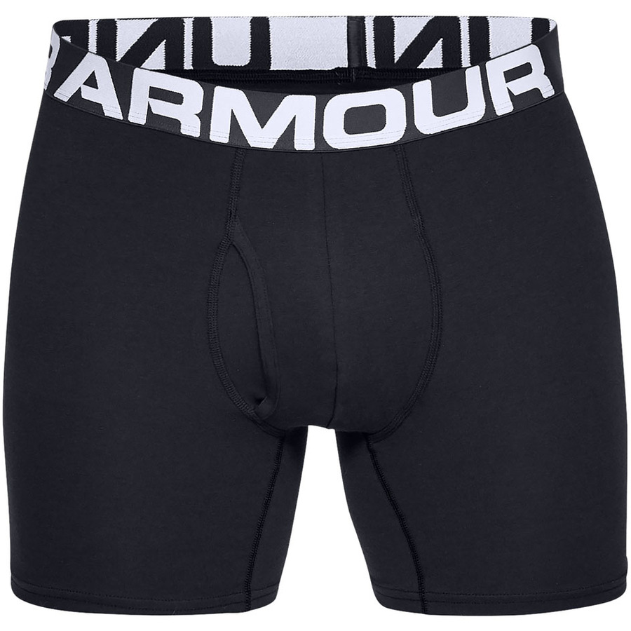 Pánské boxerky Under Armour Charged Cotton 6in 3 Pack  Mod Gray Medium Heather  S.

Při výrobě byla použita Charged Cotton neboli funkční bavlna, která rychle schne a je příjemná na tělo.


	Moisture Transport System zajišťuje vysokou absorpci potu
	přiléhavý fitted střih
	maximálně prodyšný materiál
	speciálně umístěné švy
	Charged Cotton - funkční bavlna, která rychle schne a je příjemná na tělo
	měkký a pružný pás pro pohodlné usazení
	stylový minimalistický design 
	4-Way Stretch technologie umožňuje větší flexibilitu v jakémkoli směru
	materiál: 57% bavlna, 38% polyester, 5% elastan
	v balení po třech kusech