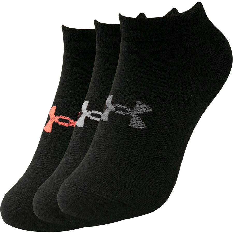 Dámské nízké ponožky Under Armour Women′s Essential NS 6 párů  Black  S (34-36,5) - Black