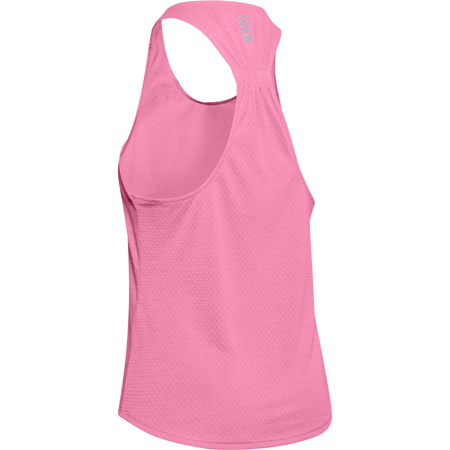 Dámské běžecké tílko Under Armour Streaker 2.0 Racer Tank  M  Lipstick.

Odlehčený materiál Microthread perfektně absorbuje pot, je prodyšný a zabraňuje nepříjemnému tření kůže.

Pro vaši zvýšenou bezpečnost i za zhoršených světelných podmínek je tílko opatřeno malými reflexními prvky.


	Moisture Transport System zajišťuje efektivní odvod potu
	výborné termoregulační vlastnosti
	lehký rychleschnoucí materiál
	stylový minimalistický design 
	vysoká prodyšnost díky Microthread technologii
	reflexní prvky pro zvýšenou viditelnost
	těsnější střih Fitted pro moderní vzhled
	Anti-Odor technologie zabraňující růstu bakterií způsobující zápach
	materiál: 93% polyester, 7% elastarell