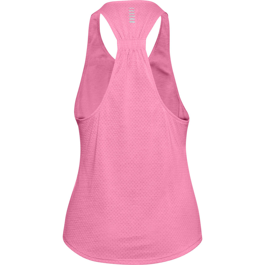 Dámské běžecké tílko Under Armour Streaker 2.0 Racer Tank  M  Lipstick.

Odlehčený materiál Microthread perfektně absorbuje pot, je prodyšný a zabraňuje nepříjemnému tření kůže.

Pro vaši zvýšenou bezpečnost i za zhoršených světelných podmínek je tílko opatřeno malými reflexními prvky.


	Moisture Transport System zajišťuje efektivní odvod potu
	výborné termoregulační vlastnosti
	lehký rychleschnoucí materiál
	stylový minimalistický design 
	vysoká prodyšnost díky Microthread technologii
	reflexní prvky pro zvýšenou viditelnost
	těsnější střih Fitted pro moderní vzhled
	Anti-Odor technologie zabraňující růstu bakterií způsobující zápach
	materiál: 93% polyester, 7% elastarell