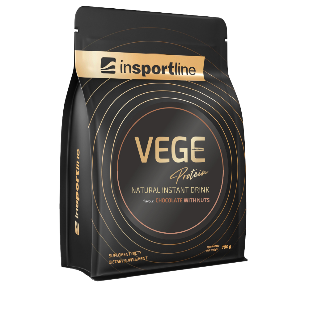 Protein inSPORTline VEGE 700g  čokoláda s ořechy