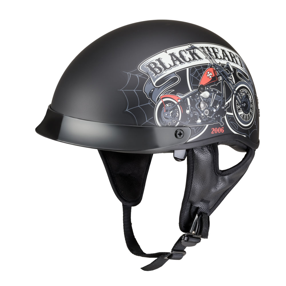 Moto přilba W-TEC Black Heart Rednut  Motorcycle/Matt Black  S (55-56) - Motorcycle,Matt Black