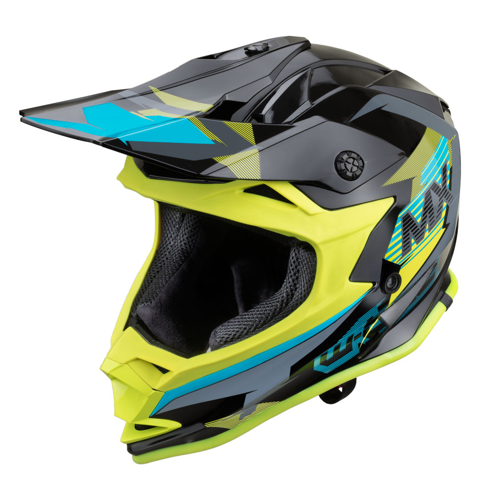 Motokrosová helma W-TEC V321 Fluo Moonlight - S (55-56)