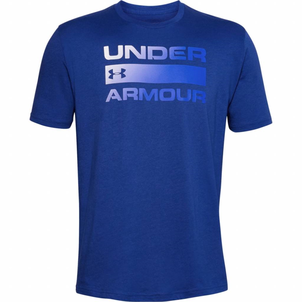 Pánské triko Under Armour Team Issue Wordmark SS  American Blue  S - American Blue