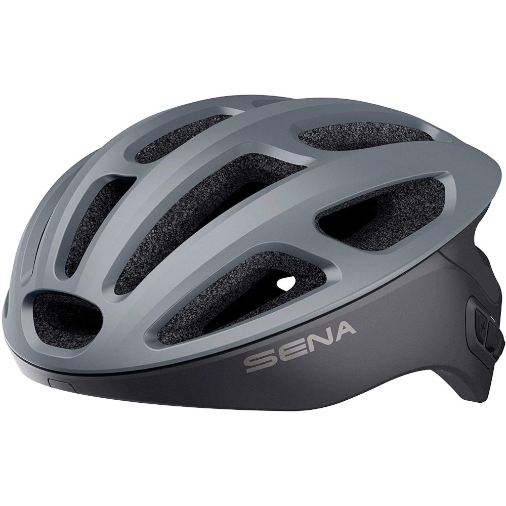 Cyklo přilba SENA R1 s integrovaným headsetem matná šedá - S (50-55)
