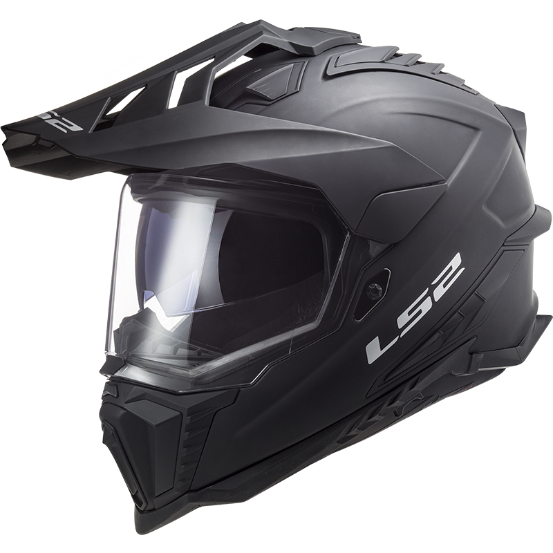 Enduro helma LS2 MX701 Explorer Solid  Matt Black  L (59-60) - Matt Black