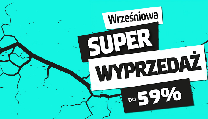 SUPER WYPRZEDAŻ - rabaty do 59%