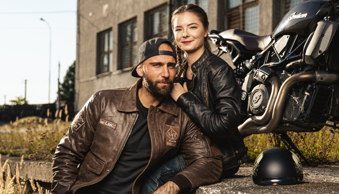 Leather Motorcycle Jackets Scott MOTO