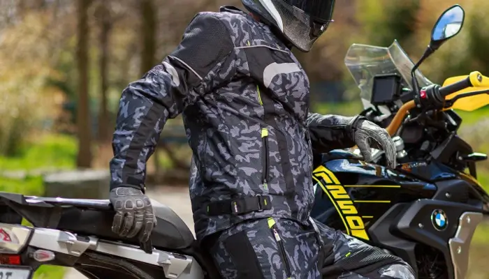 Herren textil Motorradjacken Helite