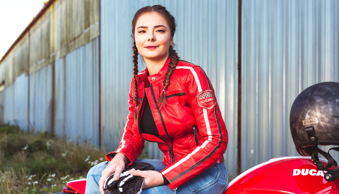 Damen Motorradjacken - Sondergangebote, Ausverkauf