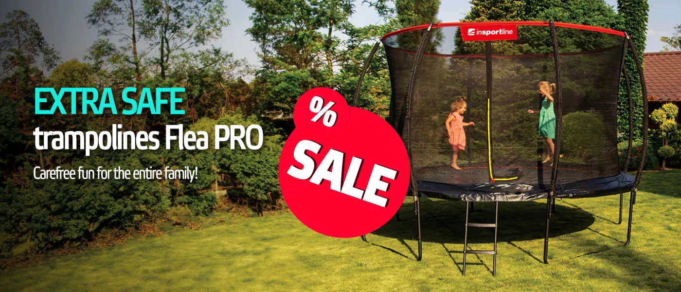 Start New Season with Safe Trampolines inSPORTline Flea Pro!