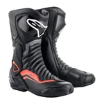 Women’s Motorcycle Boots Alpinestars S-MX 6 Black/Gray/Fluo Red 2022