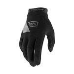 Radsport- und Motocross-Handschuhe 100% Ridecamp schwarz - schwarz