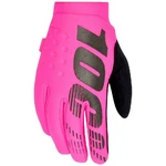 Men's Dirt Bike Glove 100% Brisker neon růžová