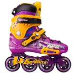 Inline Skates Baud BD276 - Violet-Yellow