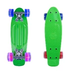 Mini Penny Board WORKER Pico 17" with Light Up Wheels - Green