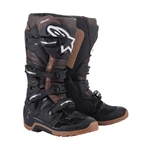 Motorcycle Boots Alpinestars Tech 7 Enduro Drystar Black/Dark Brown 2022 - Black/Dark Grey