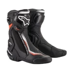 Women’s Motorcycle Boots Alpinestars SMX Plus 2 Black/White/Fluo Red 2022