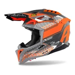 Motorcycle Helmet Airoh Aviator 3.0 Wave Orange/Chrome 2022