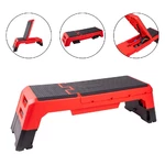 Adjustable Bench & Aerobic Exercise Step Platform inSPORTline AeroBench - Red