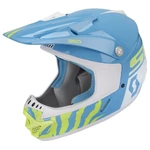 Detská motokrosová prilba SCOTT 350 Race Kids MXVII - blue-white