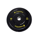 Gumis súlytárcsa inSPORTline Bumper Plate Lite 15 kg 50 mm