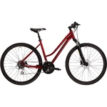 Dámsky crossový bicykel Kross Evado 4.0 28" - model 2023 - rubínová/čierna