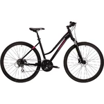 Dámsky crossový bicykel Kross Evado 4.0 28" - model 2023 - černá/malina