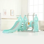 Children’s Slide w/ Swing & Basketball Hoop 4-in-1 inSPORTline Swingslide - Green