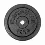 Cast Iron Weight Plate inSPORTline Castblack 10 kg 30 mm