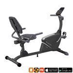 Poziomy Rower Treningowy inSPORTline Varis rehabilitacyjny - Czarny