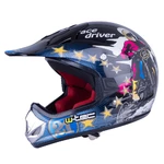 Junior motorcycle helmet W-TEC V310 - Black LRB