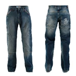 Pánské moto jeansy PMJ Boston Swot - 2.jakost - modrá