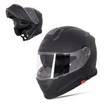 Flip-Up Motorcycle Helmet W-TEC Venero - Magic Matt Black