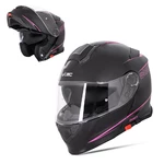 Kask motocyklowy szczękowy z blendą W-TEC Venero - Rosanero