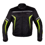 Men’s Motorcycle Jacket BOS Laganas - Black/Yellow