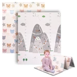 Folding Children’s Mat inSPORTline Michlino 180 x 160 x 1.2 cm - Hory/Medvídci