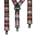 Nadrágtartó W-TEC Black Heart Suspenders