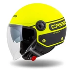 Helma na scooter Cassida Handy Plus Linear žlutá fluo matná/černá